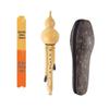Natural Nine-Hole Unglazed Gourd Flute in C-flat, B-flat, D-flat, G-flat, and F-flat Keys for Adults