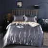 Juego de Ropa de Cama de Seda de Morera Natural de Alta Gama Juego de Funda Nórdica de Satén Sedoso de Lujo Tamaño Queen con Sábanas Juego de Cama Tamaño King