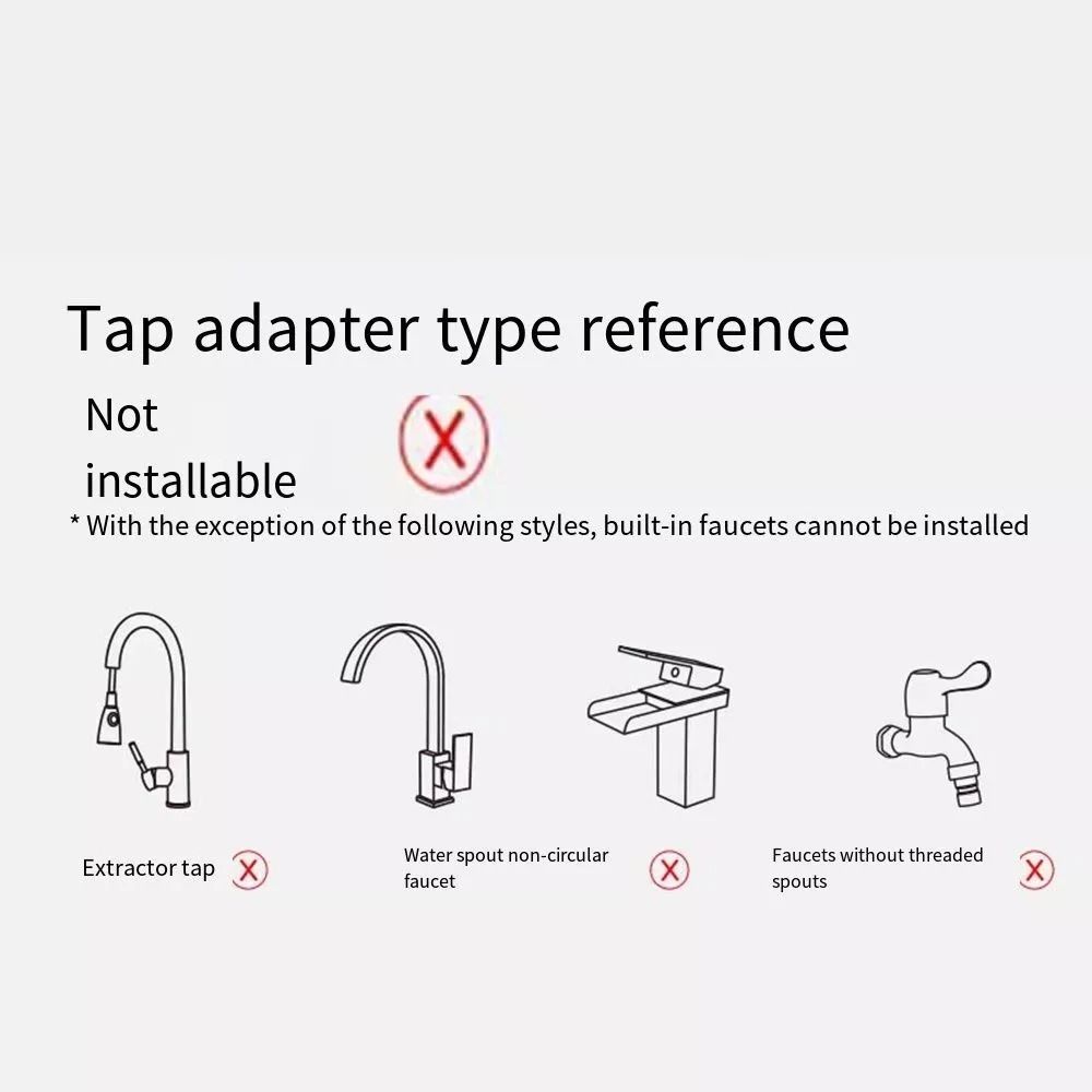New Anti-Splash Faucet Adapter Extenders Bath Purifier Faucet Water Filter Adjustable Sink Faucet Extension Kitchen
