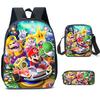 Cartoon Backpack, Primary And Secondary School Students Three-Piece Set, School Bag, Backpack, Shoulder Bag, Pencil Case.