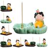 Traditional Cartoon Girl Incense Burner Creative Cute Sticks Incense Tray  Housewarming Gift