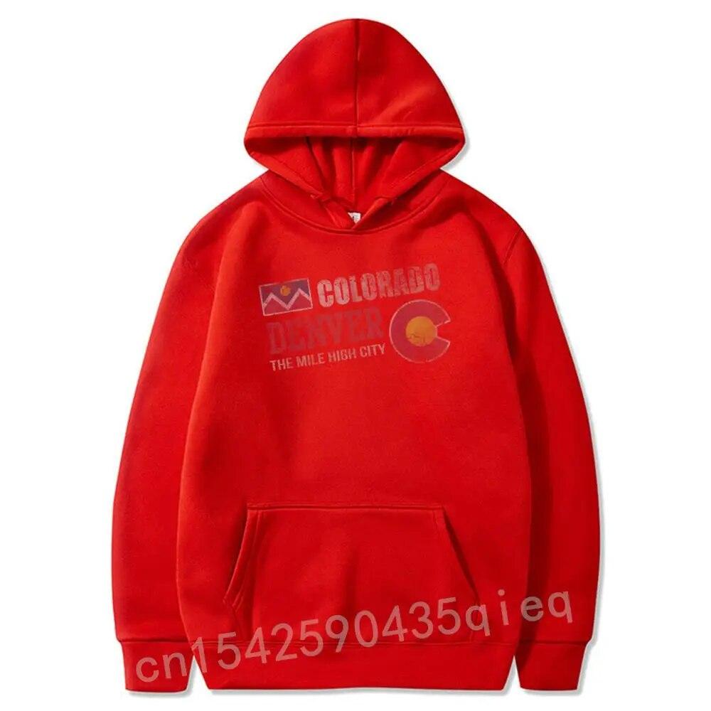 Denver Colorado sweats à capuche The Mile High City chemise à capuche personnalisée en vente hauts sweats à manches longues unisexe fou