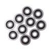 10Pcs F695-2Rs Stainless Steel Bearing Flanged Miniature Deep Groove Ball Bearings F695 Rs Ball Bearings