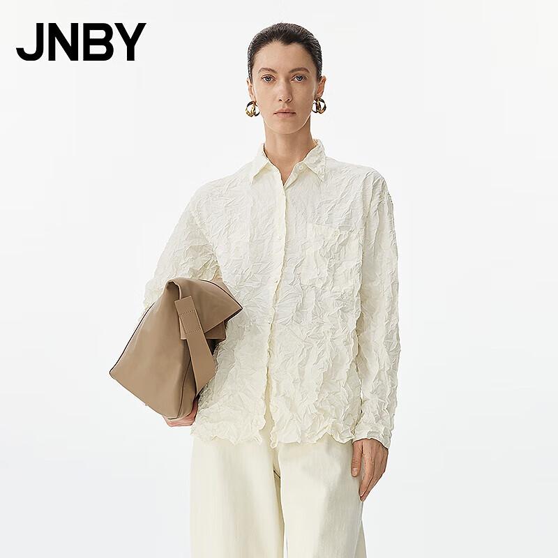 JNBY Spring 2025 Pleated Loose Long-Sleeve Shirt L