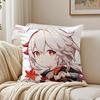 Cute Popular Game HHonkai IImpact Cushion Cover Linen Pillowcase Soft  for Sofa Bed Home Room Decor