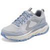 Skechers DLUX Journey Comfortable Versatile Durable Low-Top Hiking Shoes Women hiking shoes Gray Blue 180223-GYBL