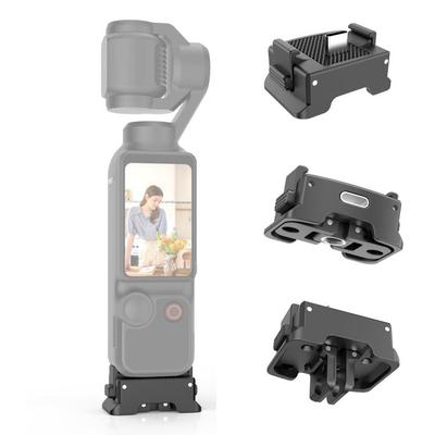 Für DJI Osmo Pocket 4 / 3 PULUZ Kunststoff Schnellwechsel Ladeadapter Basis (Schwarz)
