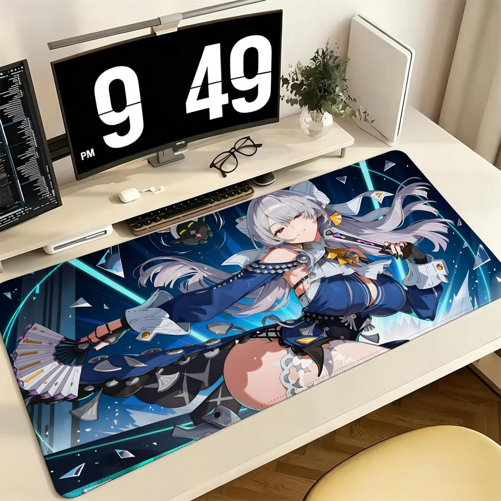 Zenless Zone Zero Velina Airgid Pro ESports Mousepad Extra Large NonSlip Stitched Edge Keyboard Laptop Desk Mat For Pc Gamer