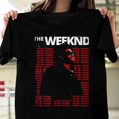 The Weeknd Gift For Fans Black T-Shirt Cotton All Size Unisex Unisex T-Shirt