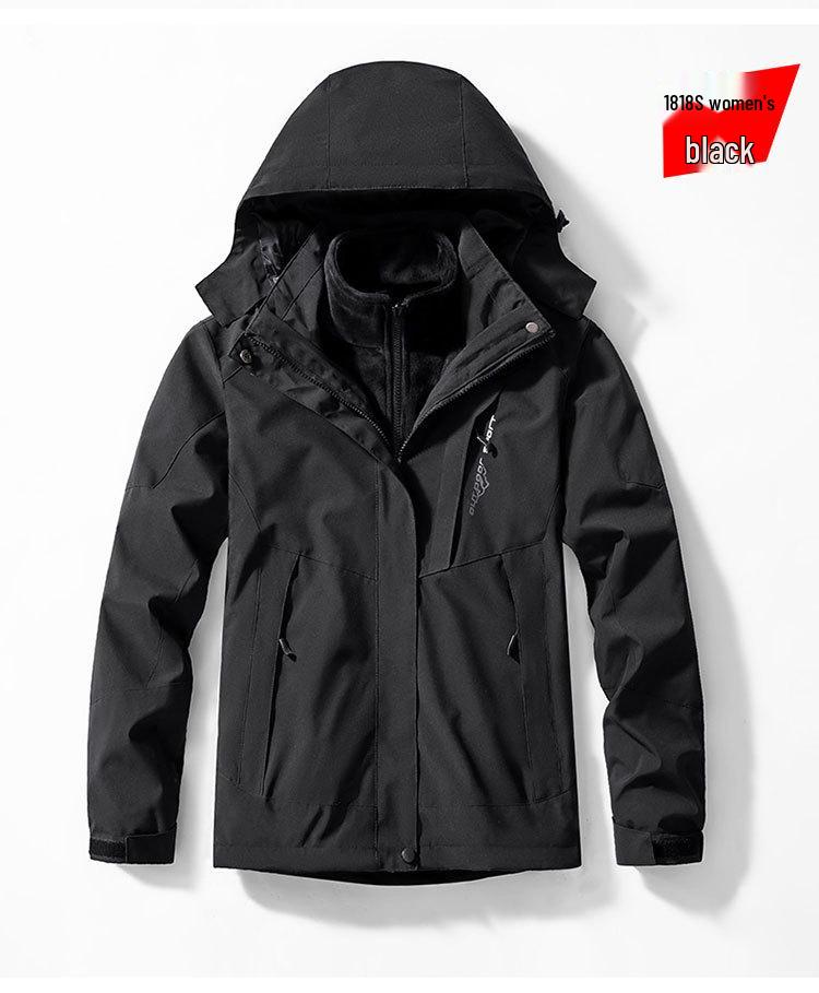 Women's 3-in-1 Waterproof, Breathable, Fleece-lined Mountaineering Suit for Autumn/Winter