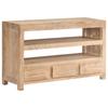 Day and Night - Day and Night TV Cabinet Solid Acacia Light Brown Wood 90x30x55 Cm
