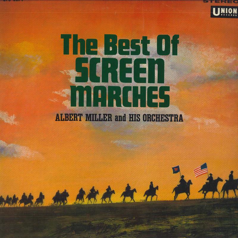 

LP Пластинка АЛЬБЕРТ МИЛЛЕР И ЕГО ОРКЕСТР - Лучшее из киномаршей UPS5074 UNION Япония Оби Саундтреки и Мюзиклы Б/У