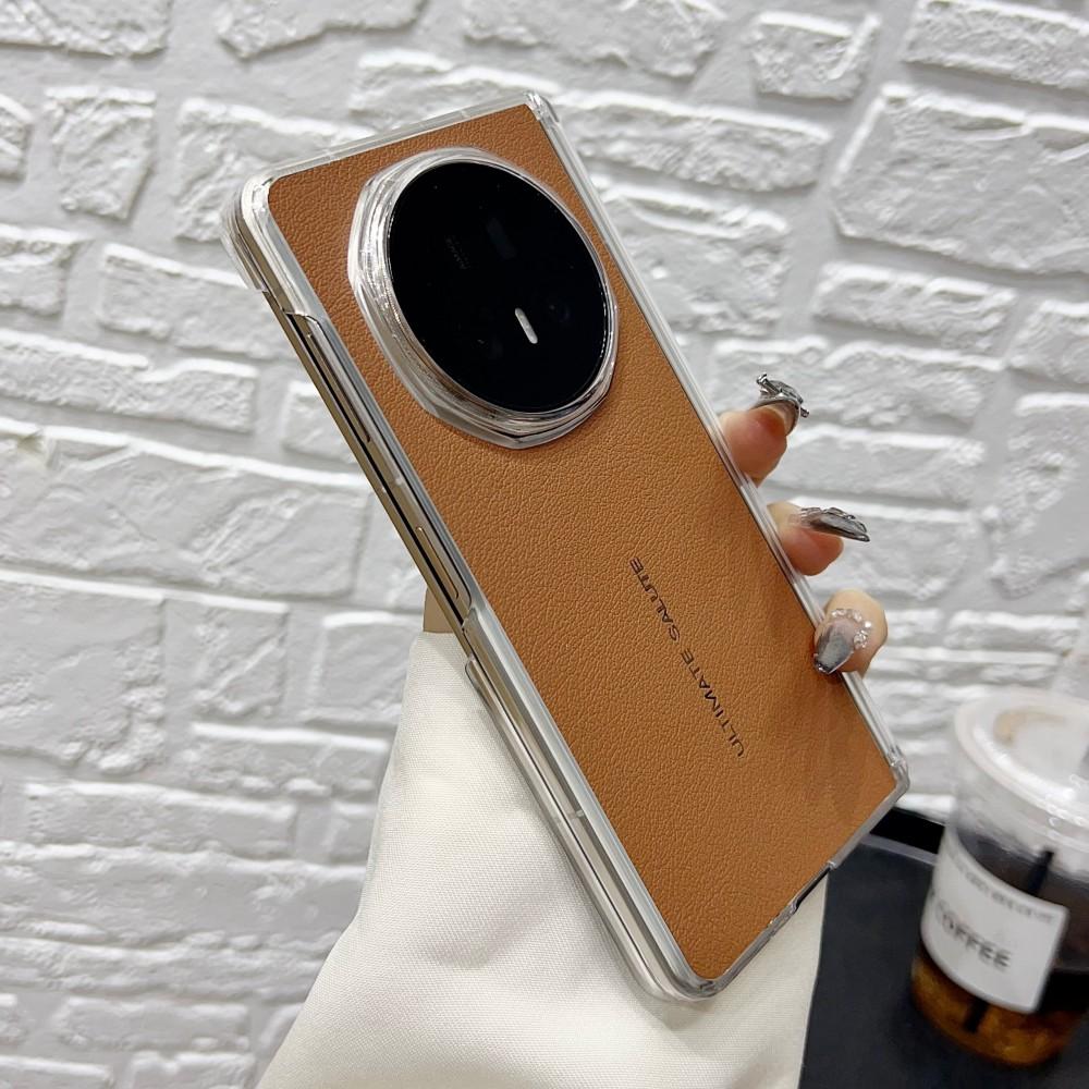 Für Huawei Honor Magic V5 Hülle Harte PU-Scharnier Magnetisches kabelloses Laden Schutzhülle Rückseite Für Magic V5 Handyhülle