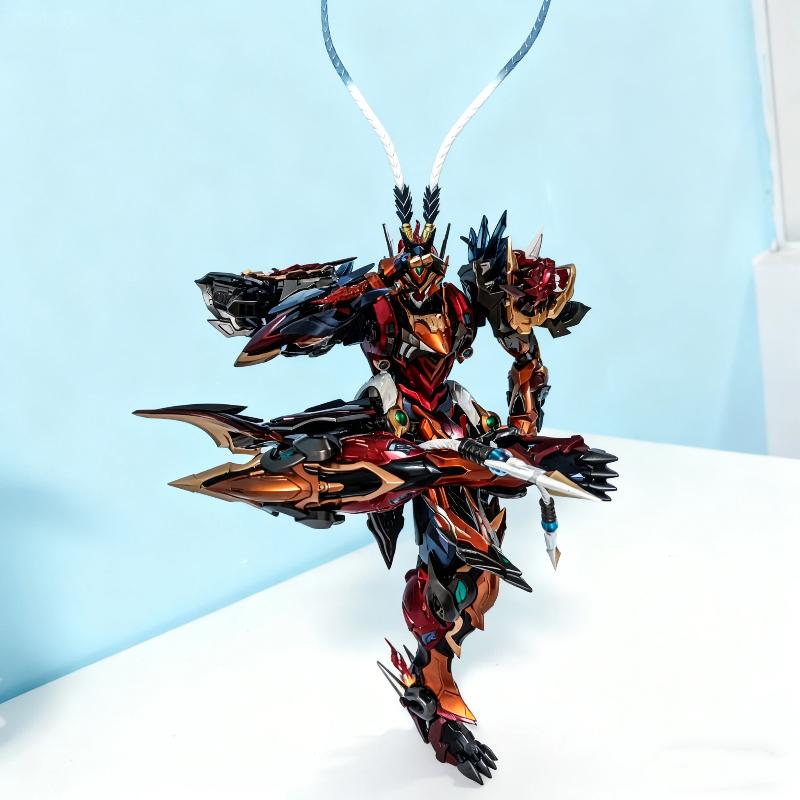 Motor Nuclear 1/72 Monkey King Son Goku Assembly Model Kit Action Figure Painted Mecha With Effect Part Collectable Toy Boy Gift