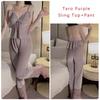 Sexy Women Pajamas Set, Velvet Pajamas with Breast Pads, Butterfly Suspender Tops, Trousers, Robes, Home Wear Sets