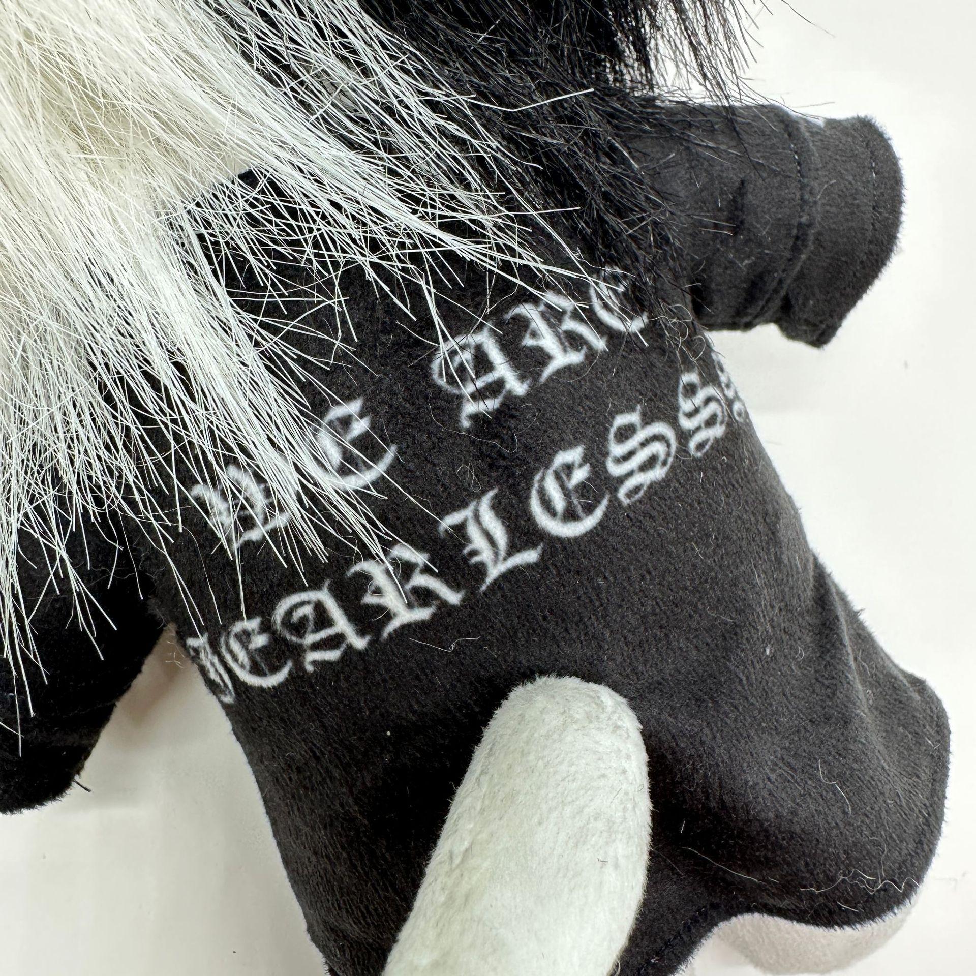 Zxc Cat Plush Ужасающая черно-белая ухмыляющаяся кошка Хэллоуин