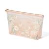 Franc Franc Japan Mesh Embroidered Pouch L Pink