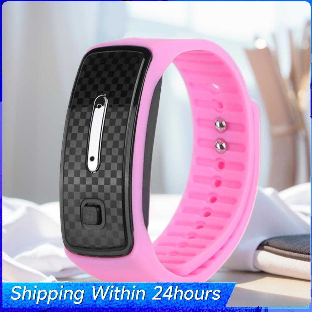 2Pcs Ultrasonic Mosquito Repellent Bracelet Portable Mosquito Wristband Electronic Mosquito Repeller for Outdoor Activity China Mainland