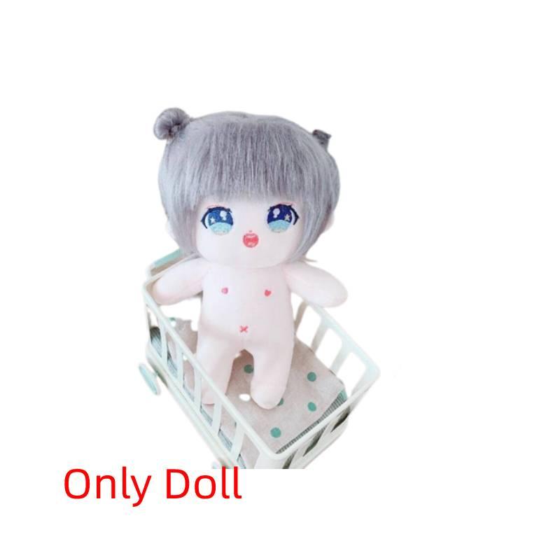 Cute 20cm Plush Cotton Doll With Long And Wavy Hair Toy14738