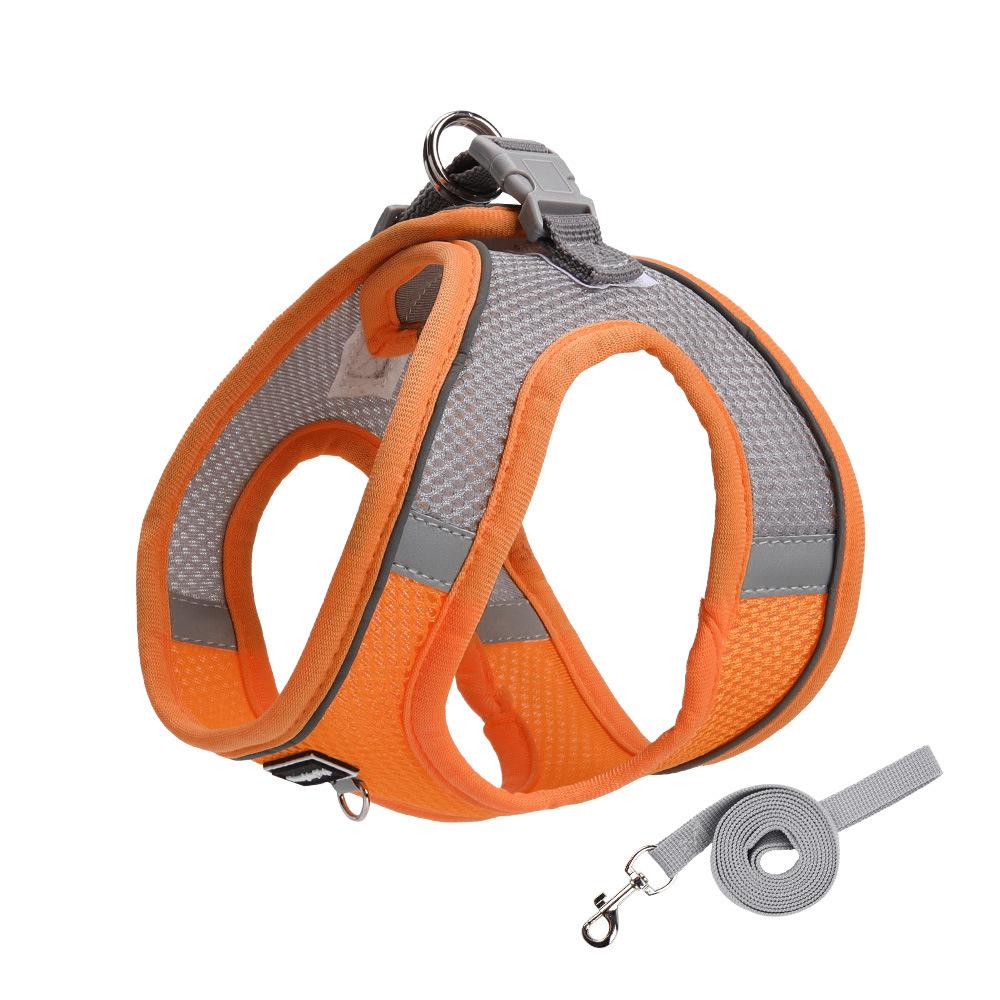 New Dog Leash  Breathable Pet Chest Strap  Anti-breaking Dog Leash  Reflective Pet Leash