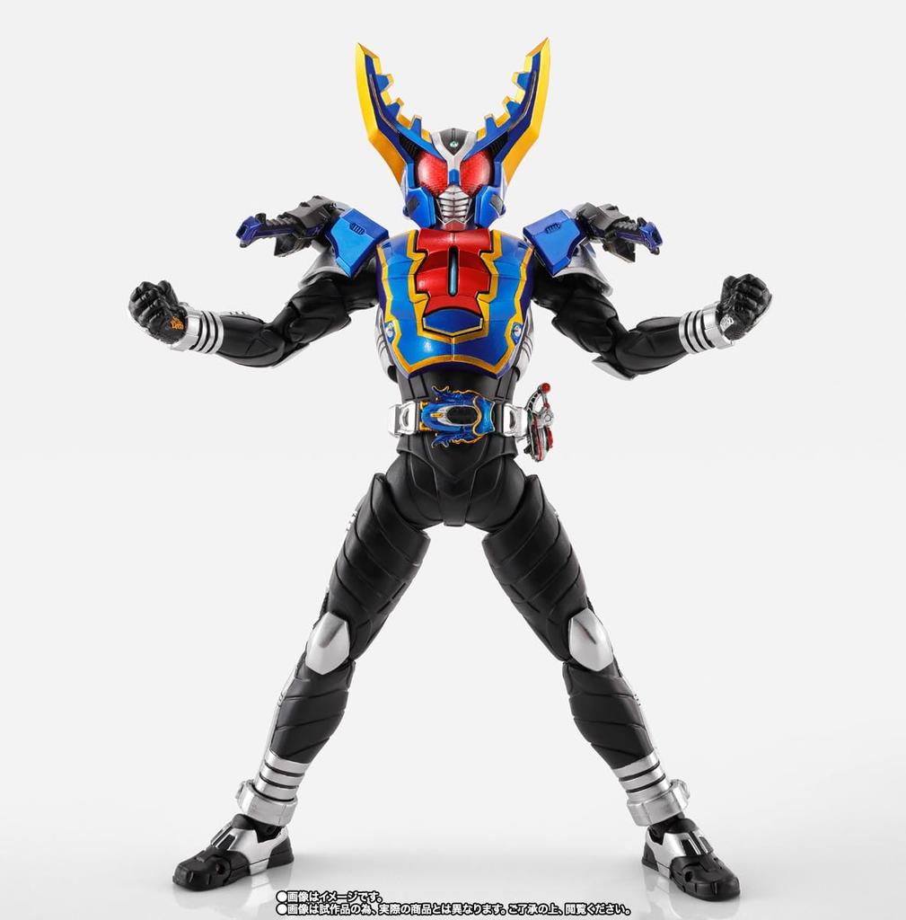 S.H.Figuarts (True Bone Carving Method) Kamen Rider Gatack Hyper Form, approximately 150mm tall, made of PVC and ABS, pre-painted figure.