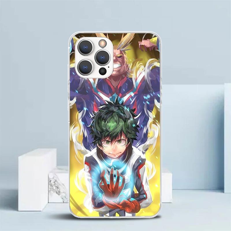 Mein Held Izuku Deku Handyhülle Für IPhone 16 17 Air 16E 15 14 Plus 13 Mini 12 11 Pro Max 7 8 + SE 2020 Weiche TPU Rückseite 16 17