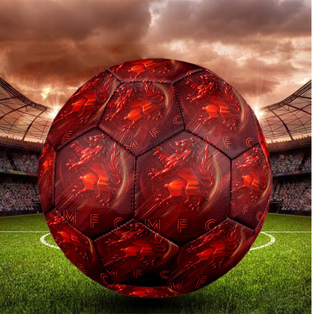 Middlesbrough Size 5 Football High Elastic Soccer Ball For Outdoor Competition Daily Training Play