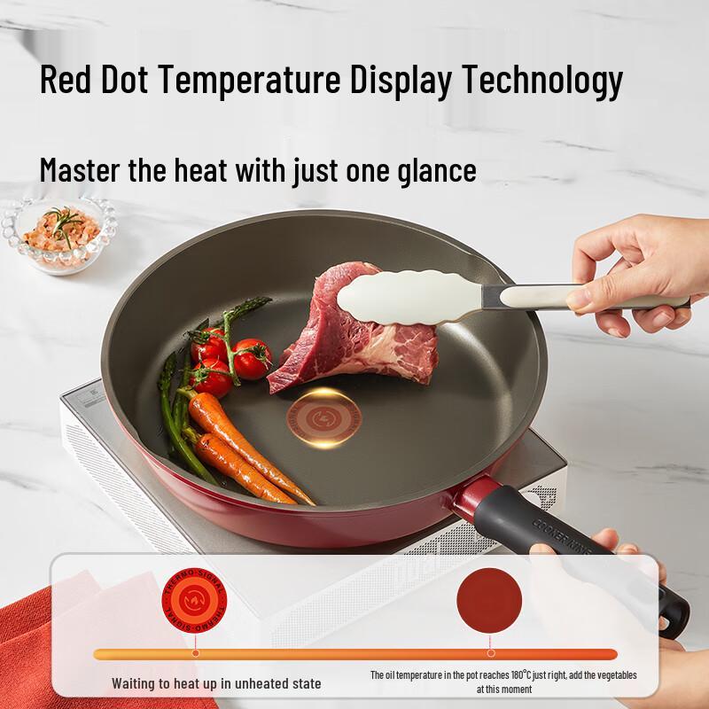 COOKER KING Titanium Ceramic Non-Stick Frying Pan