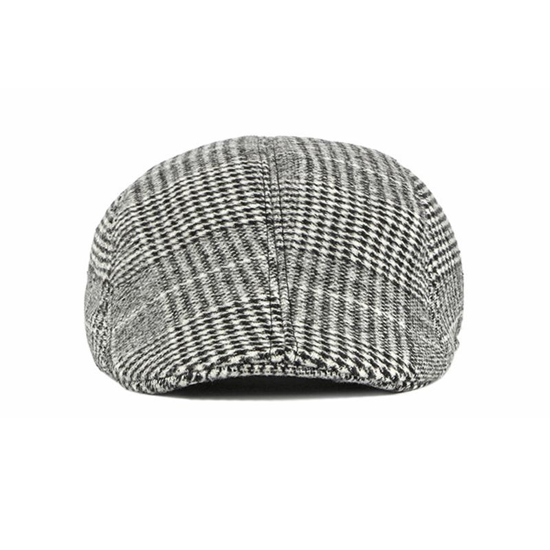 Autumn Winter Thick Newsboy Caps Men Classic Herringbon Beret Flat Caps Vintage Beret Gatsby Painters Hats Driver Ivy Hat Boina
