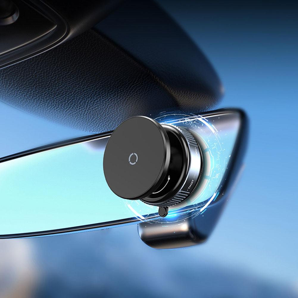 Magnetický držák na telefon do auta Mechanická vakuová přísavka Otočný o 360° Magnetický adsorpční držák Navigace Univerzální držák