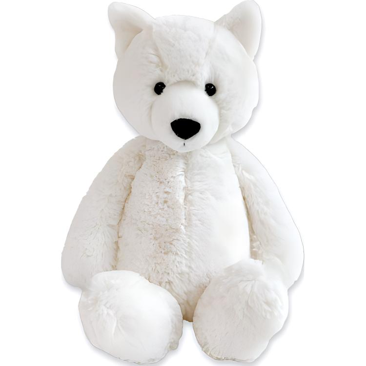 JELLYCAT Polar Regions Collection Blushing Polar Fox Dolls Plush Doll 23cm Height In Sitting Posture