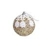 9PCS Glitter Christmas Ball Ornaments Lightweight Traditional Xmas Hanging Balls Reusable Snowflake Pattern
