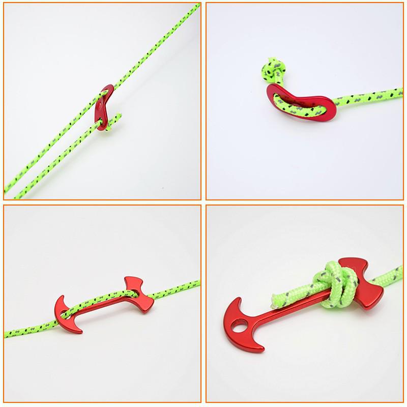 20m Reflective Windproof Rope 4mm for Tarp, Tent, and Camping