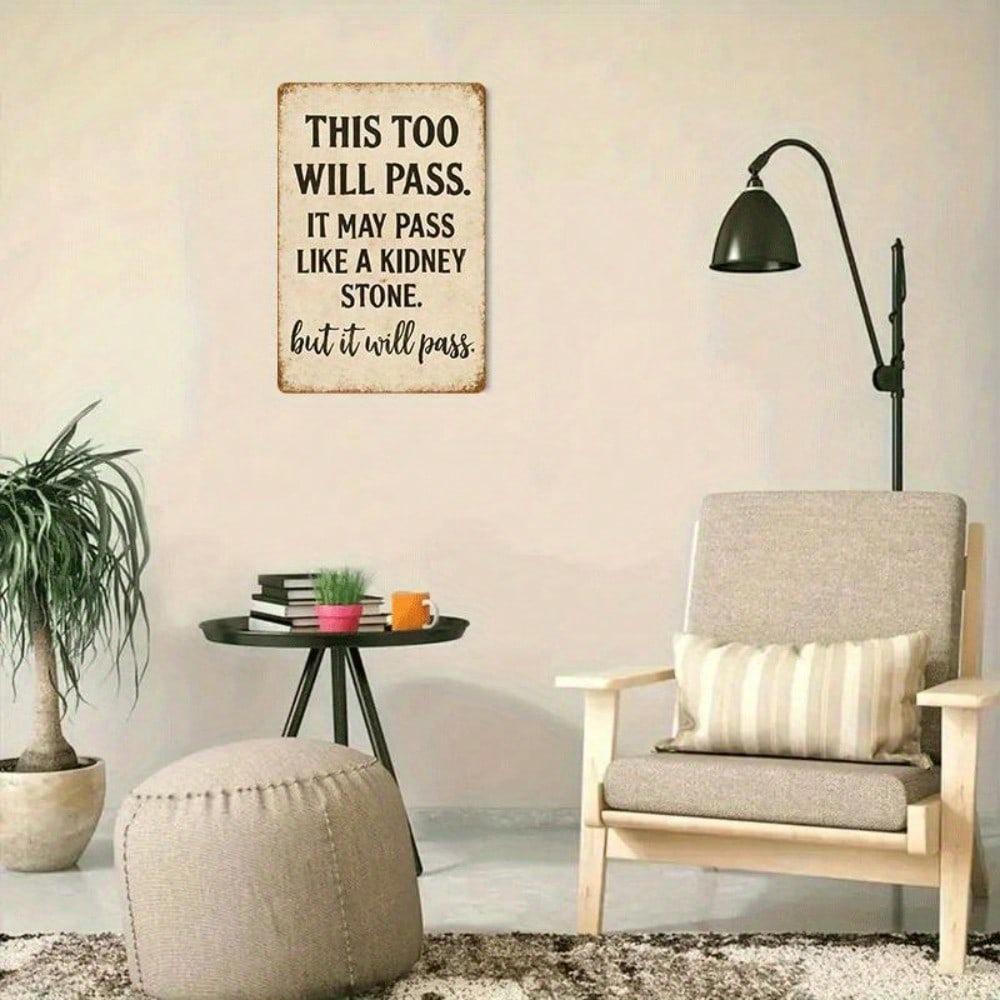 Funny Tin Sign Metal Wall Art Home Decor Novelty Gift for Bar Cafe Garage