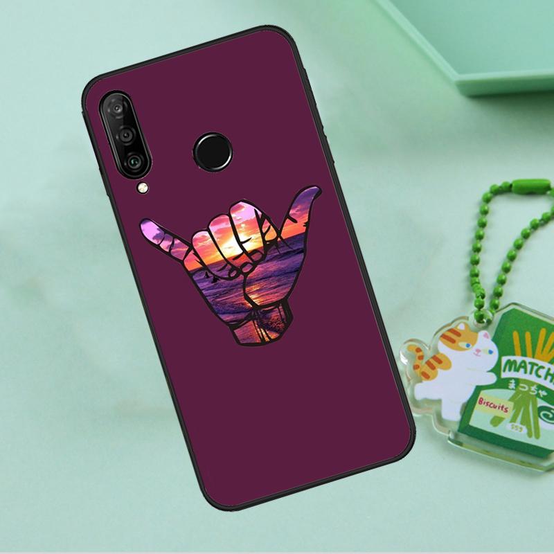 Surfer Surf Hang Loose For Huawei Nova Y90 Y70 Y60 Y61 Y91 Y72 9 10 SE 12i 12s 11i 5T P60 Pro P20 P30 P40 Lite Case
