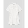 8SECONDS Shirred Shirt Mini Dress Ivory (324771Lye0)