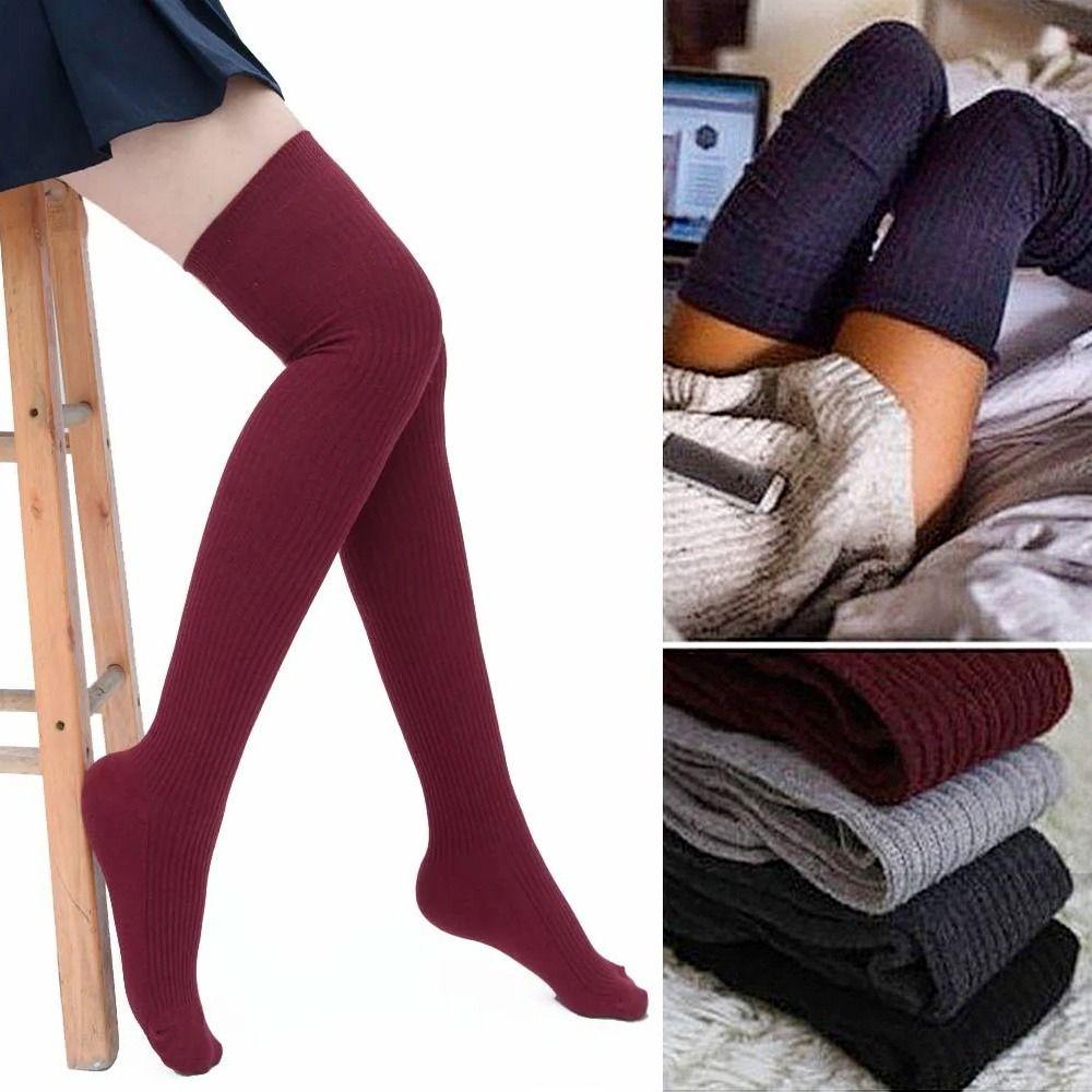 Overknee Long Stockings Thickened Boot Socks Fashion Calf Socks  Women