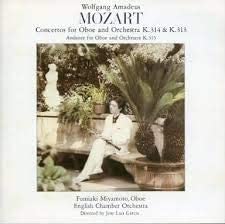 CD MOZART ENGLISH CHAMBER ORCH Oboe Concertos Miyamoto Eco 32DC809 Japan Classical Used