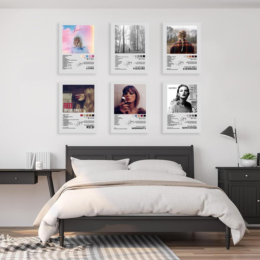 Poster su Tela Copertina Album Taylor Swift per Decorazione Murale di Camera da Letto o Soggiorno