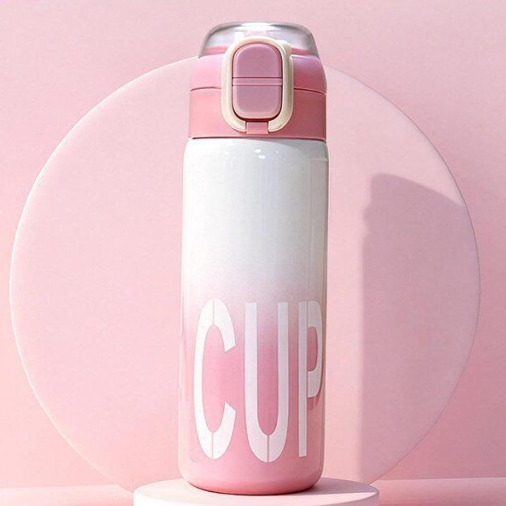 Isolierte Flasche mit großem Fassungsvermögen, auslaufsicherer Thermobecher, Sport-Wasserflasche für Outdoor-Aktivitäten