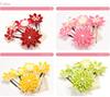 Japanese Style Hair Ornament Coming of Age Ceremony Furisode Pure Silk Tsumami Craft 5 Piece Set 68 Sword Tsumami Butterfly Flower Comb U Pin Purple