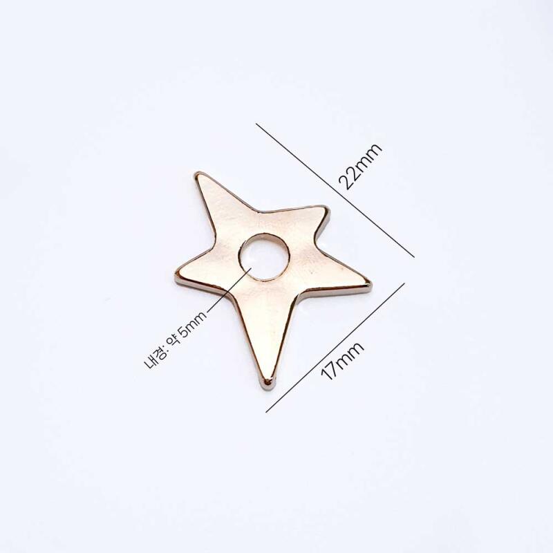 Metall-Mittelpunkt-Stern-Anhänger-Accessoire