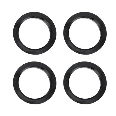 INFINAUTO Hub Centric Ring 59.6mm ID 73.1mm OD Car Wheel Hub Ring ABS Plastic Black 4pcs
