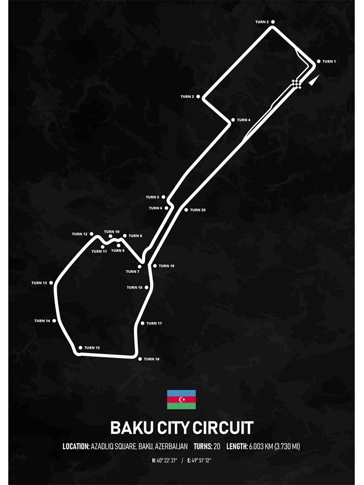Tekstura toru wyścigowego F1 kalendarz sezonu 2023 plakaty ścienne drukowany obraz obraz na płótnie malarstwo do salonu Home Decor