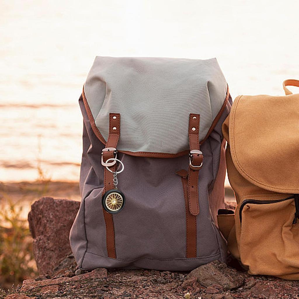 [Huxibai] Wheel Key Chain | Suitcase Pendant Tire Charm Decoration | Lightweight Car Lovers