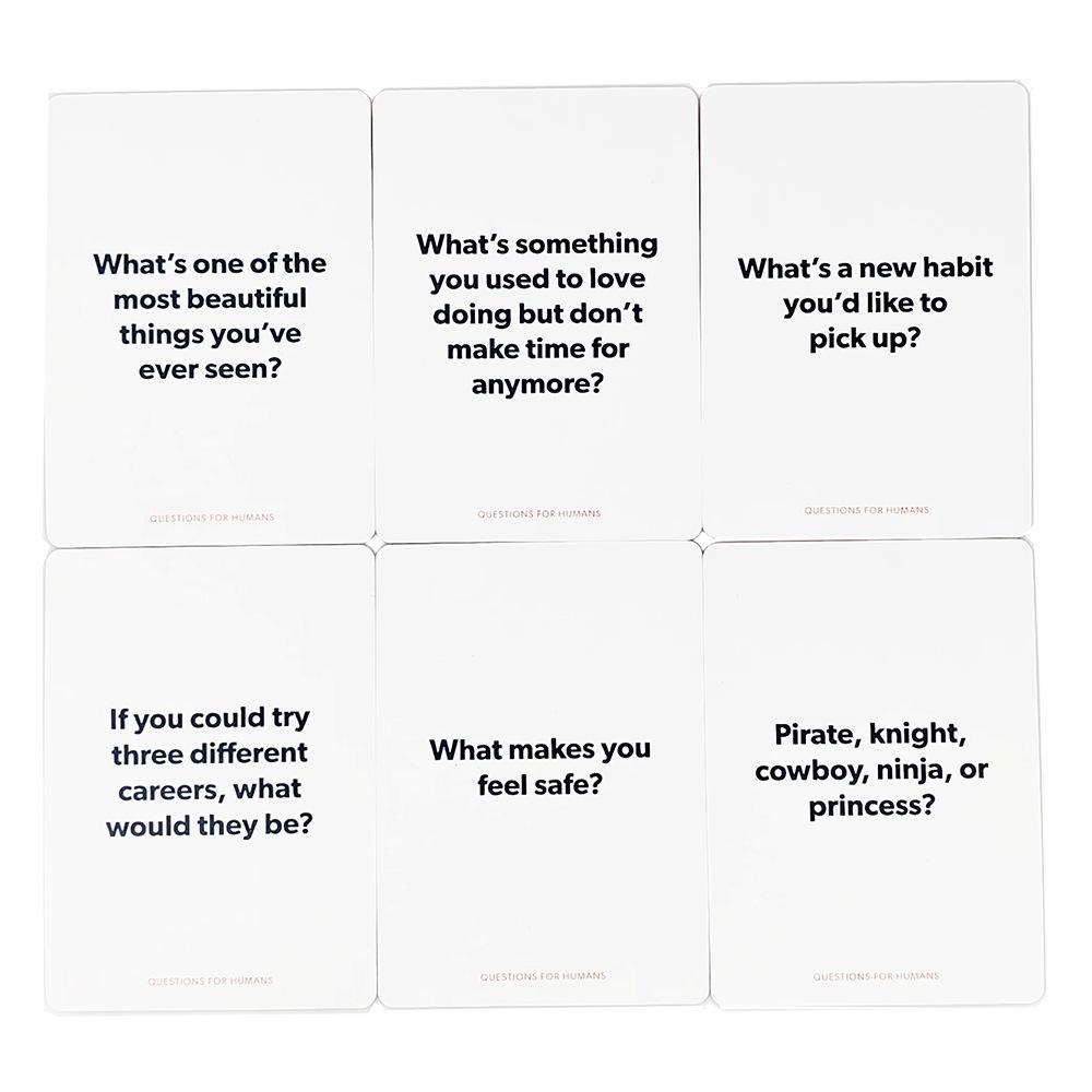 English Version, Human Issues, Couples Dialogue Game Cards, Card Toys