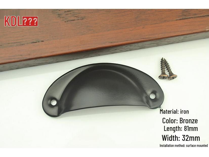 Vintage Muschel Schubladengriff für chinesische & europäische Schränke