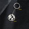 Simple Volleyball Souvenirs Keychain Metal Ball Shaped Pendants Keyrings for Men Women Car Key Ring Sports Fans Gift