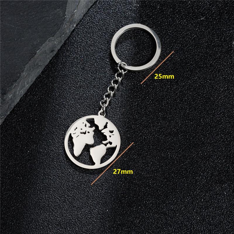 Simple Volleyball Souvenirs Keychain Metal Ball Shaped Pendants Keyrings for Men Women Car Key Ring Sports Fans Gift
