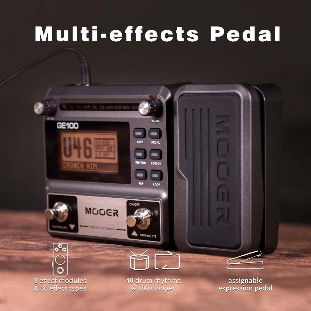 

66 Effects Multi-Effects Guitar Pedal 80 Presets Loop Expression Volume Pedal EU